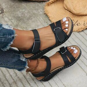 Black Sandals (Size 8) - NWOT